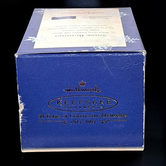 2003 Snow Buddies #6 Hallmark Ornament - Snowman With Squirrels . - Picture 3 of 12